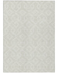 Addison Rugs Offset Stripes Ivory Washable Indoor-Outdoor Rug