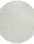 Addison Rugs Offset Stripes Ivory Washable Indoor-Outdoor Rug
