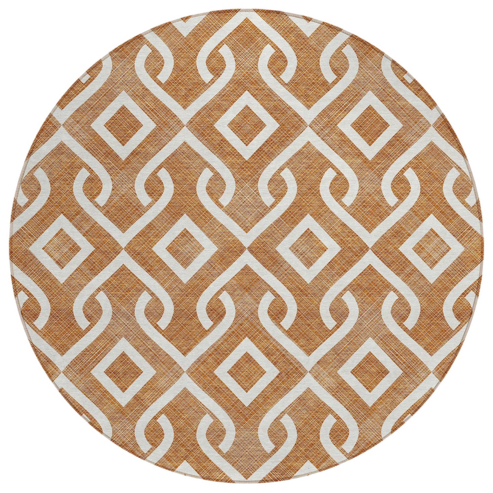 Addison Rugs Offset Stripes Paprika Washable Indoor-Outdoor Rug