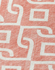 Addison Rugs Offset Stripes Salmon Washable Indoor-Outdoor Rug