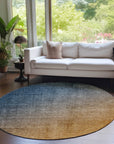 Addison Rugs Ombre Blue Washable Indoor-Outdoor Rug