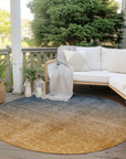Addison Rugs Ombre Blue Washable Indoor-Outdoor Rug