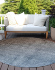 Addison Rugs Ombre Brown Washable Indoor-Outdoor Rug