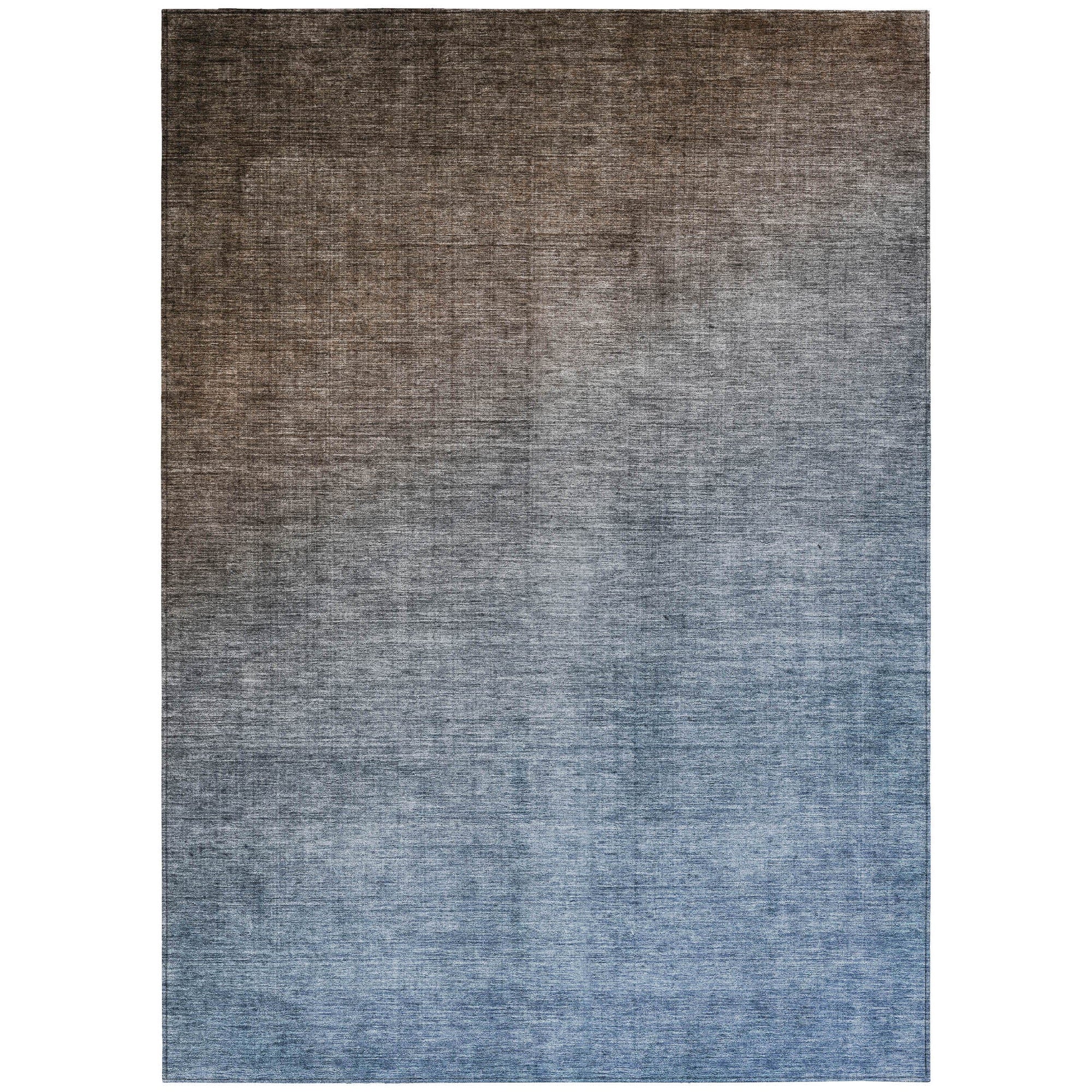 Addison Rugs Ombre Brown Washable Indoor-Outdoor Rug