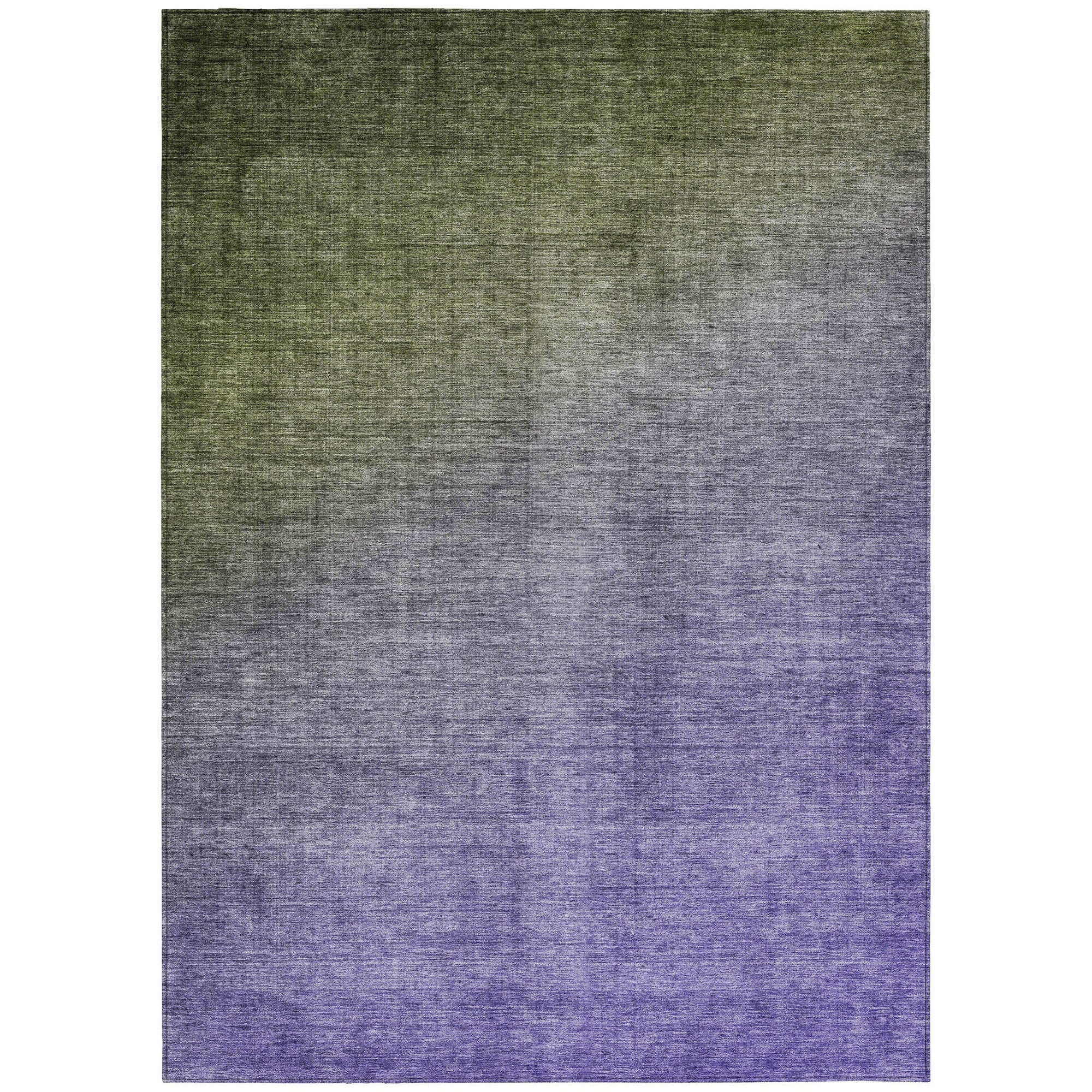 Addison Rugs Ombre Green Washable Indoor-Outdoor Rug