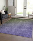 Addison Rugs Ombre Green Washable Indoor-Outdoor Rug