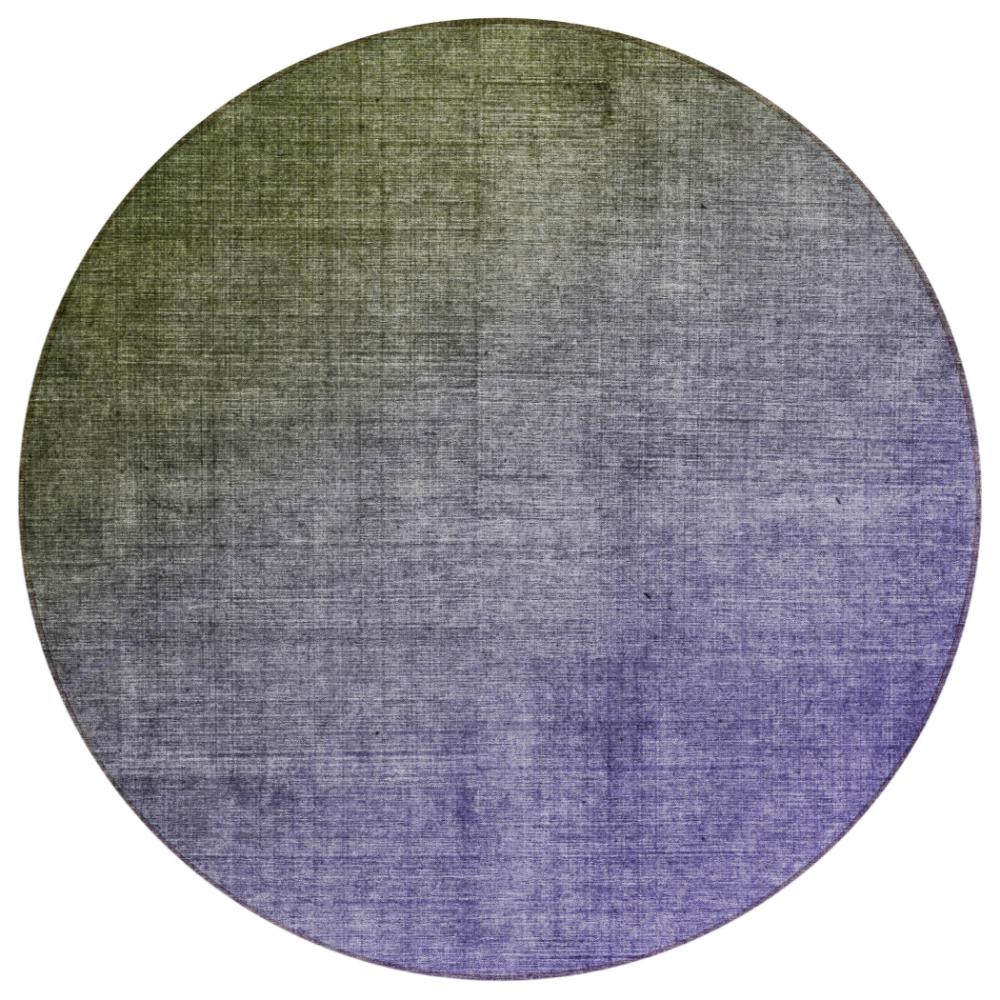 Addison Rugs Ombre Green Washable Indoor-Outdoor Rug