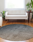 Addison Rugs Ombre Grey Washable Indoor-Outdoor Rug