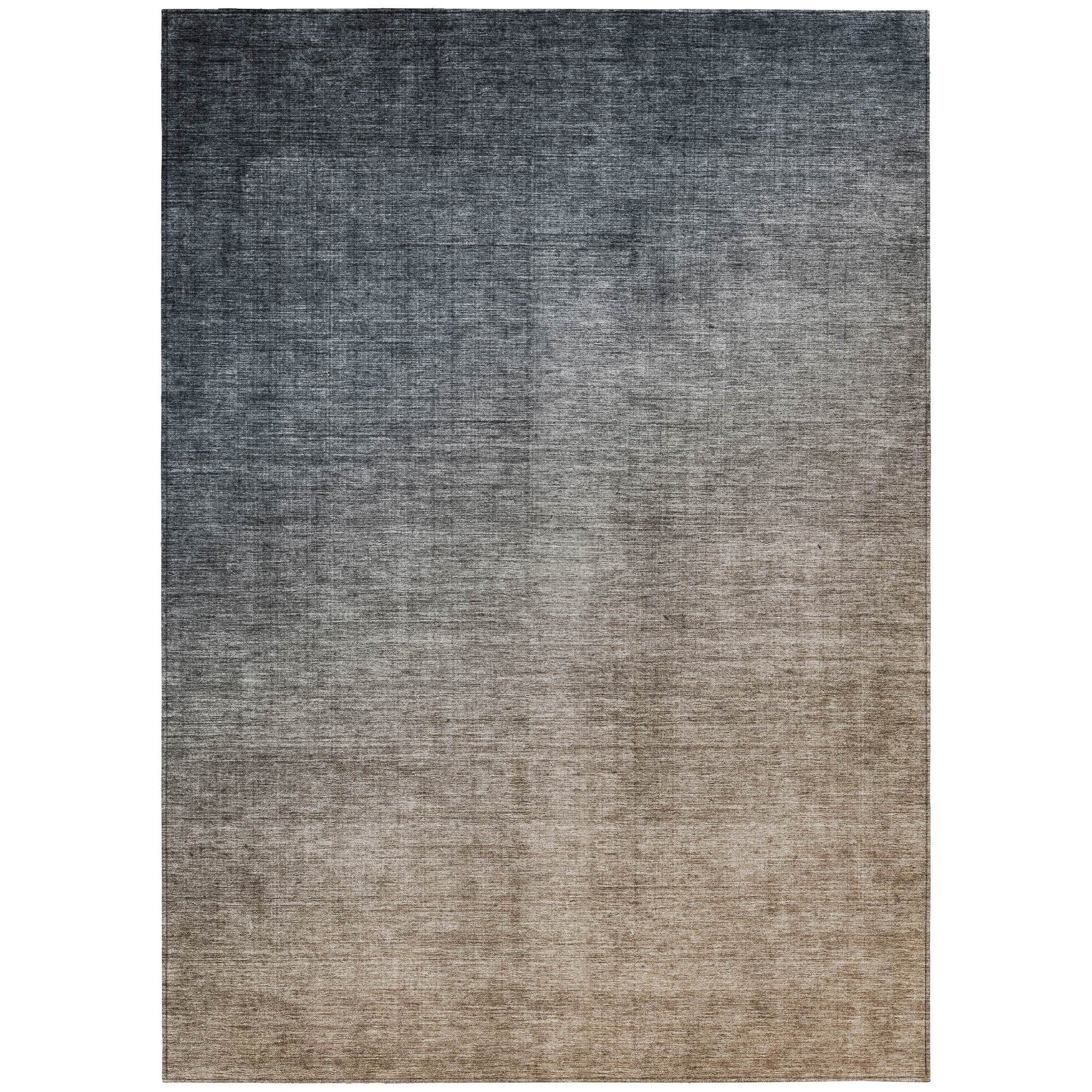 Addison Rugs Ombre Grey Washable Indoor-Outdoor Rug