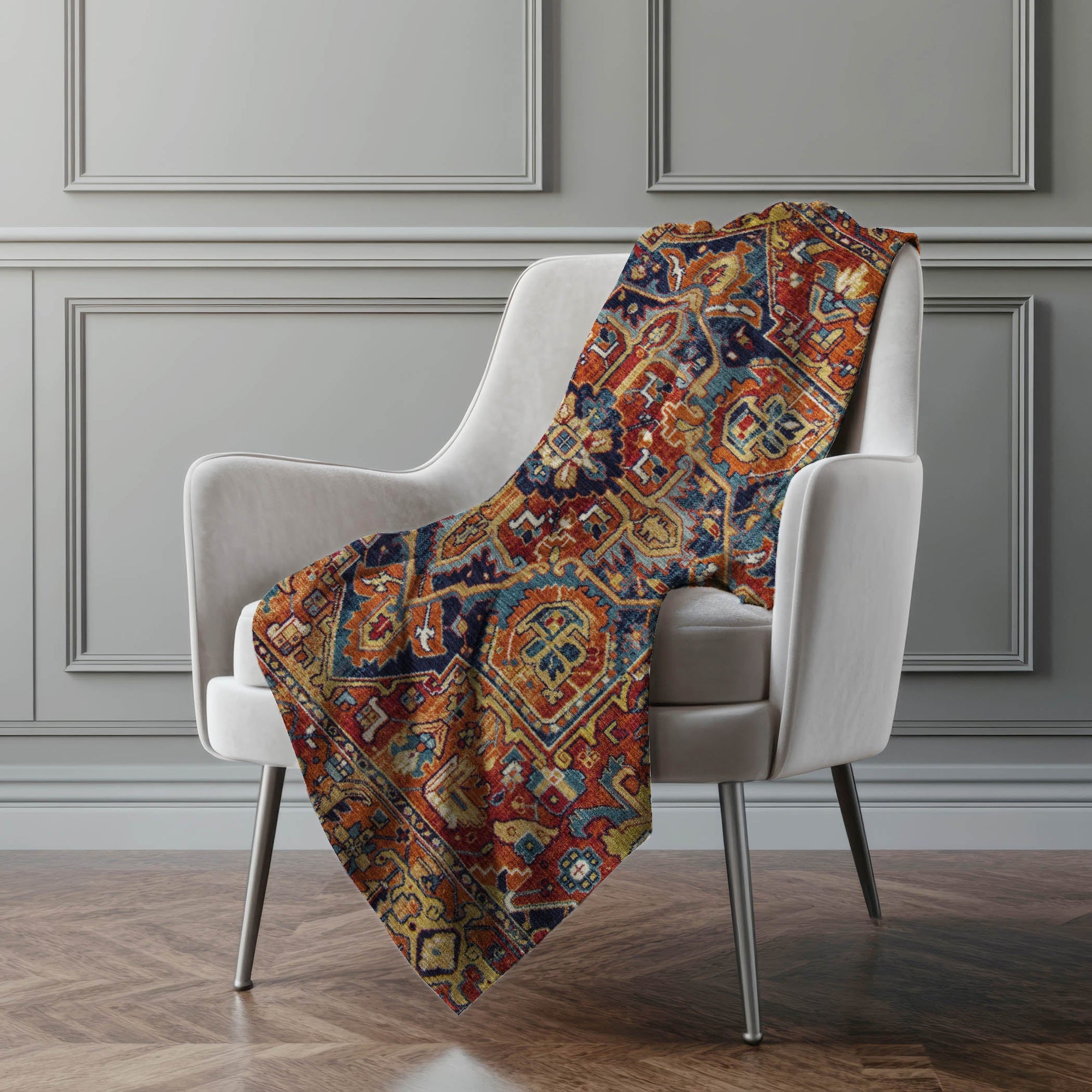 Addison Rugs Oriental 50" x 70" Throw Blanket