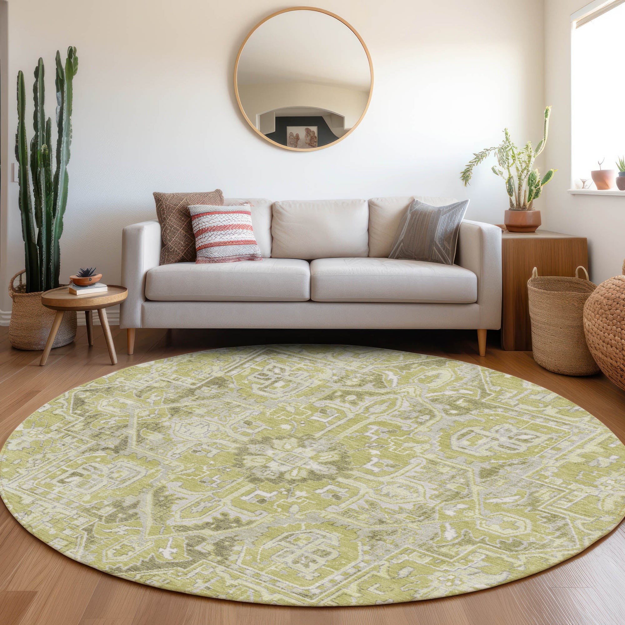 Addison Rugs Oriental Aloe Washable Indoor-Outdoor Rug
