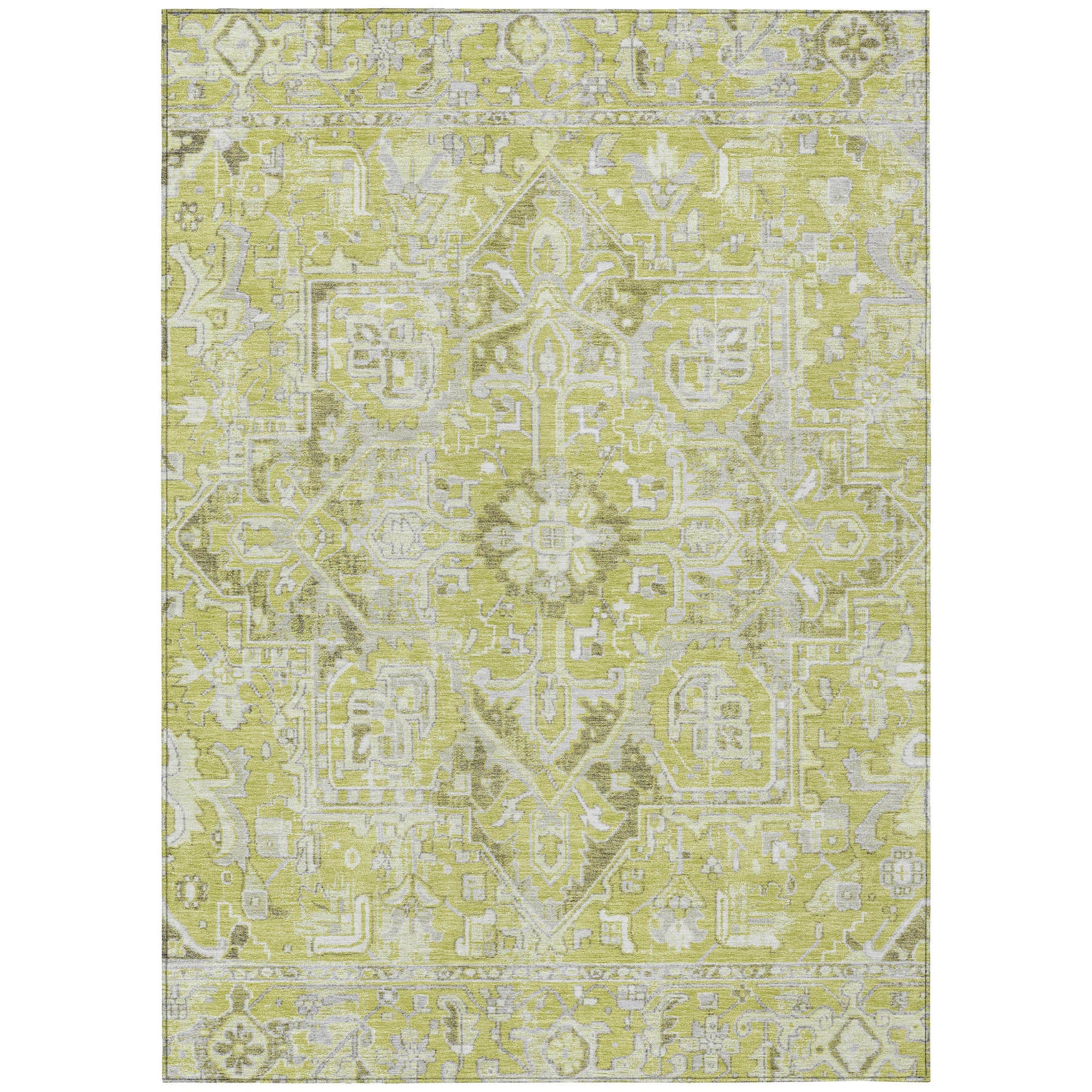 Addison Rugs Oriental Aloe Washable Indoor-Outdoor Rug