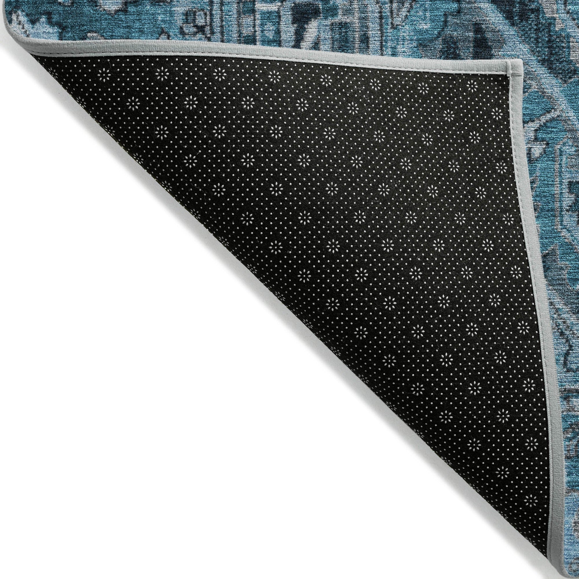 Addison Rugs Oriental Blue Washable Indoor-Outdoor Rug