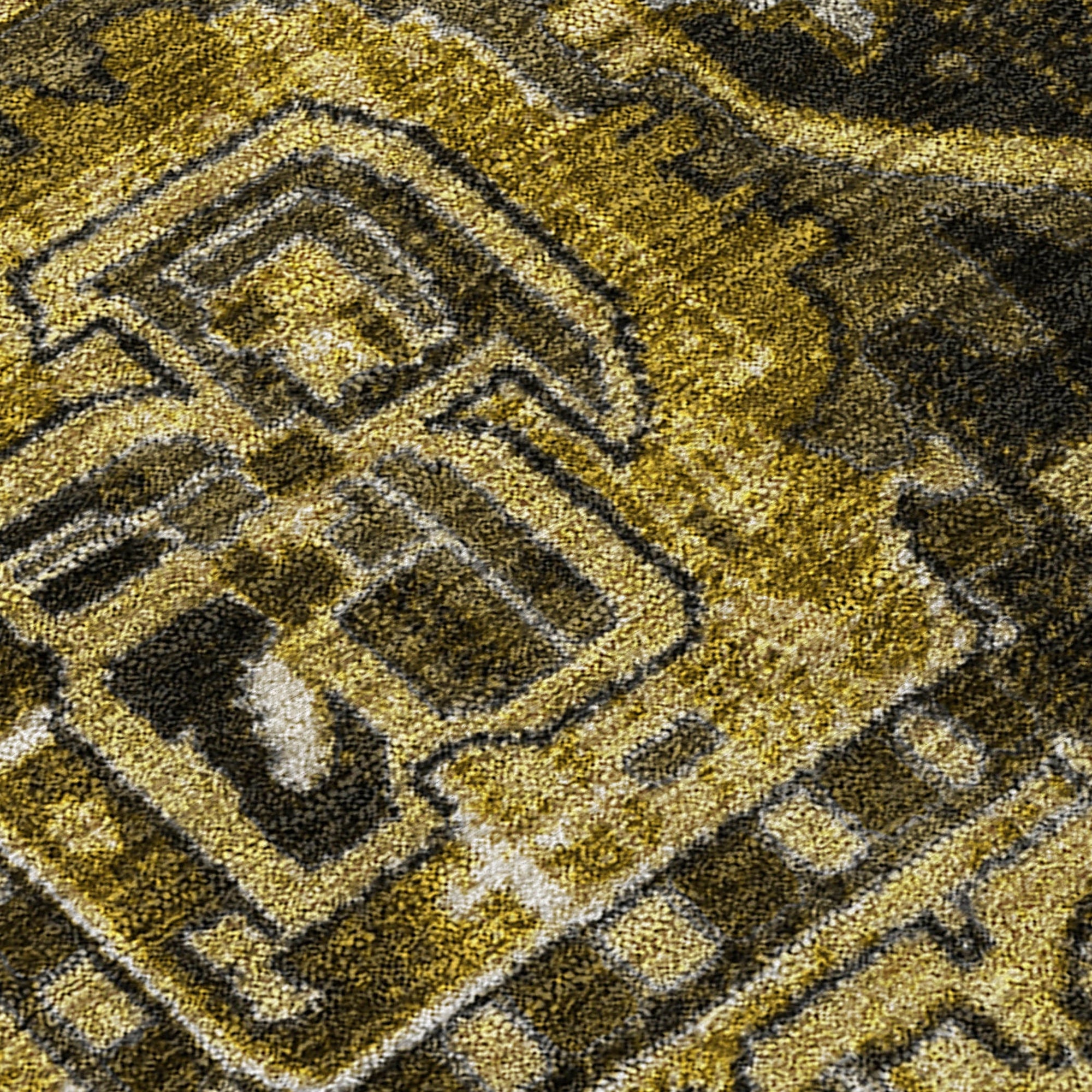 Addison Rugs Oriental Brown Washable Indoor-Outdoor Rug