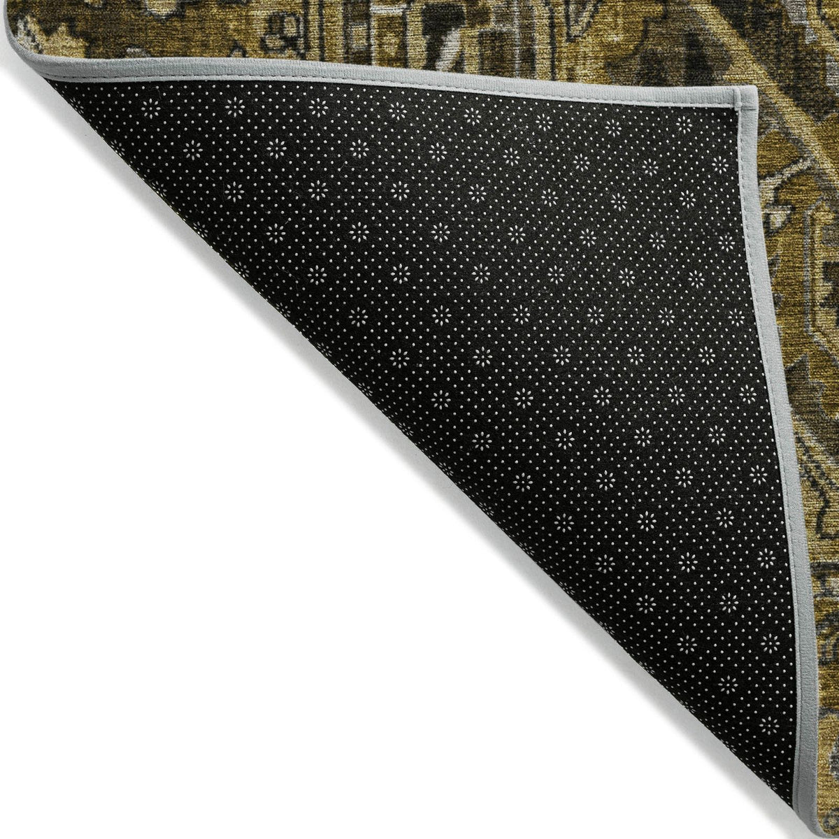 Addison Rugs Oriental Brown Washable Indoor-Outdoor Rug