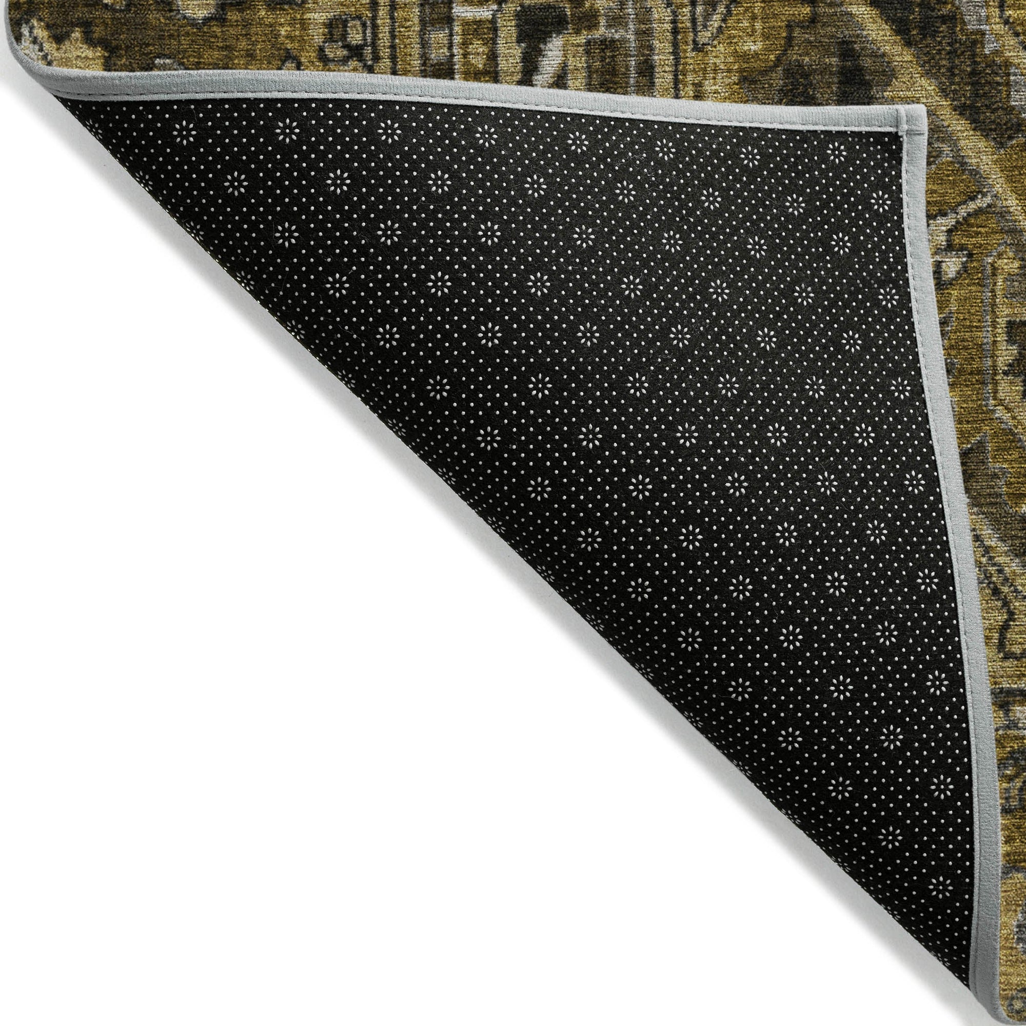 Addison Rugs Oriental Brown Washable Indoor-Outdoor Rug
