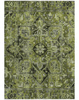 Addison Rugs Oriental Green Washable Indoor-Outdoor Rug