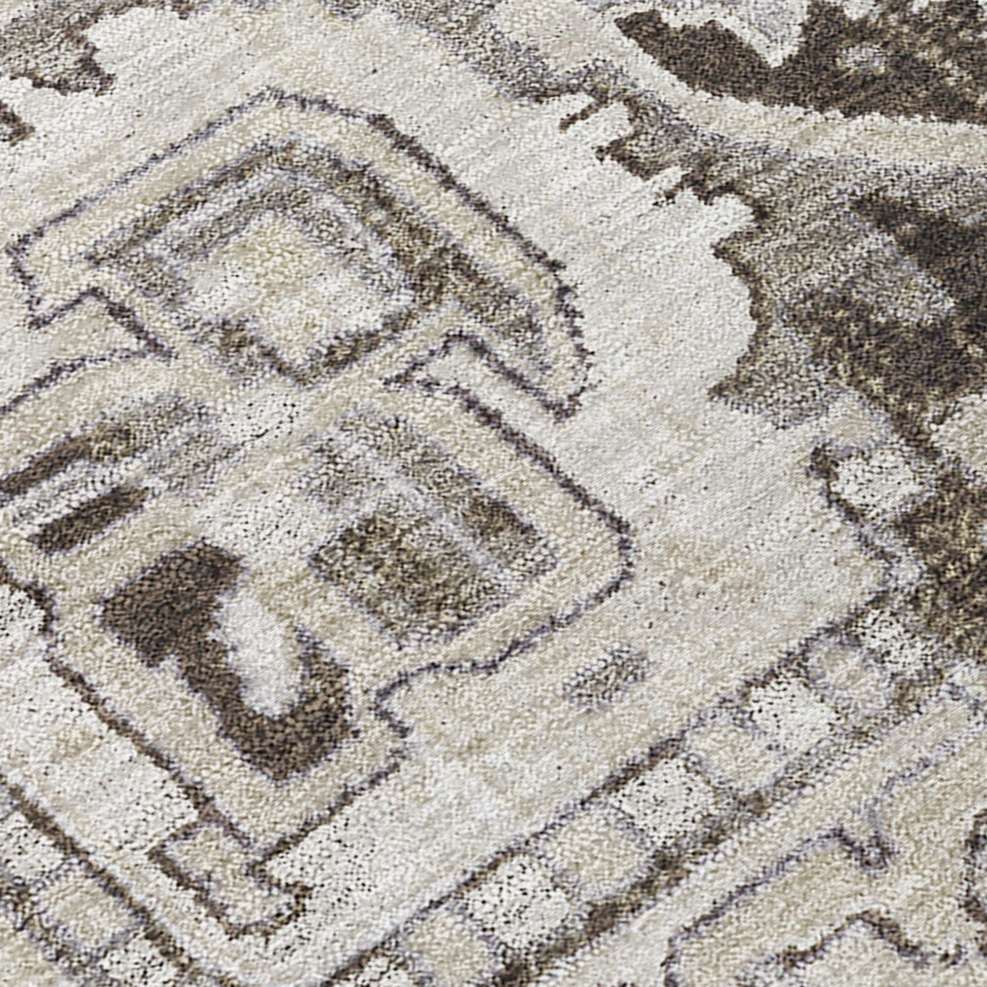 Addison Rugs Oriental Ivory Washable Indoor-Outdoor Rug
