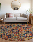 Addison Rugs Oriental Paprika Washable Indoor-Outdoor Rug
