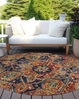 Addison Rugs Oriental Paprika Washable Indoor-Outdoor Rug