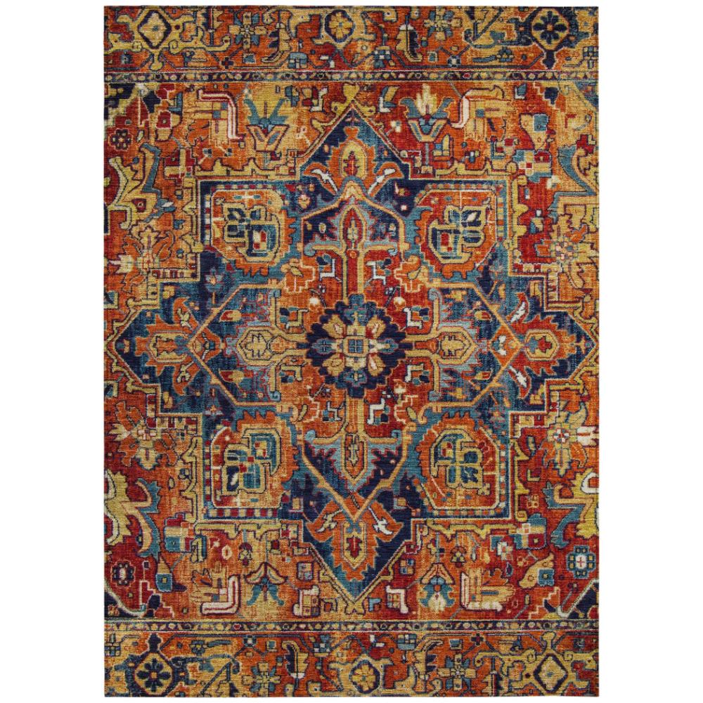 Addison Rugs Oriental Paprika Washable Indoor-Outdoor Rug