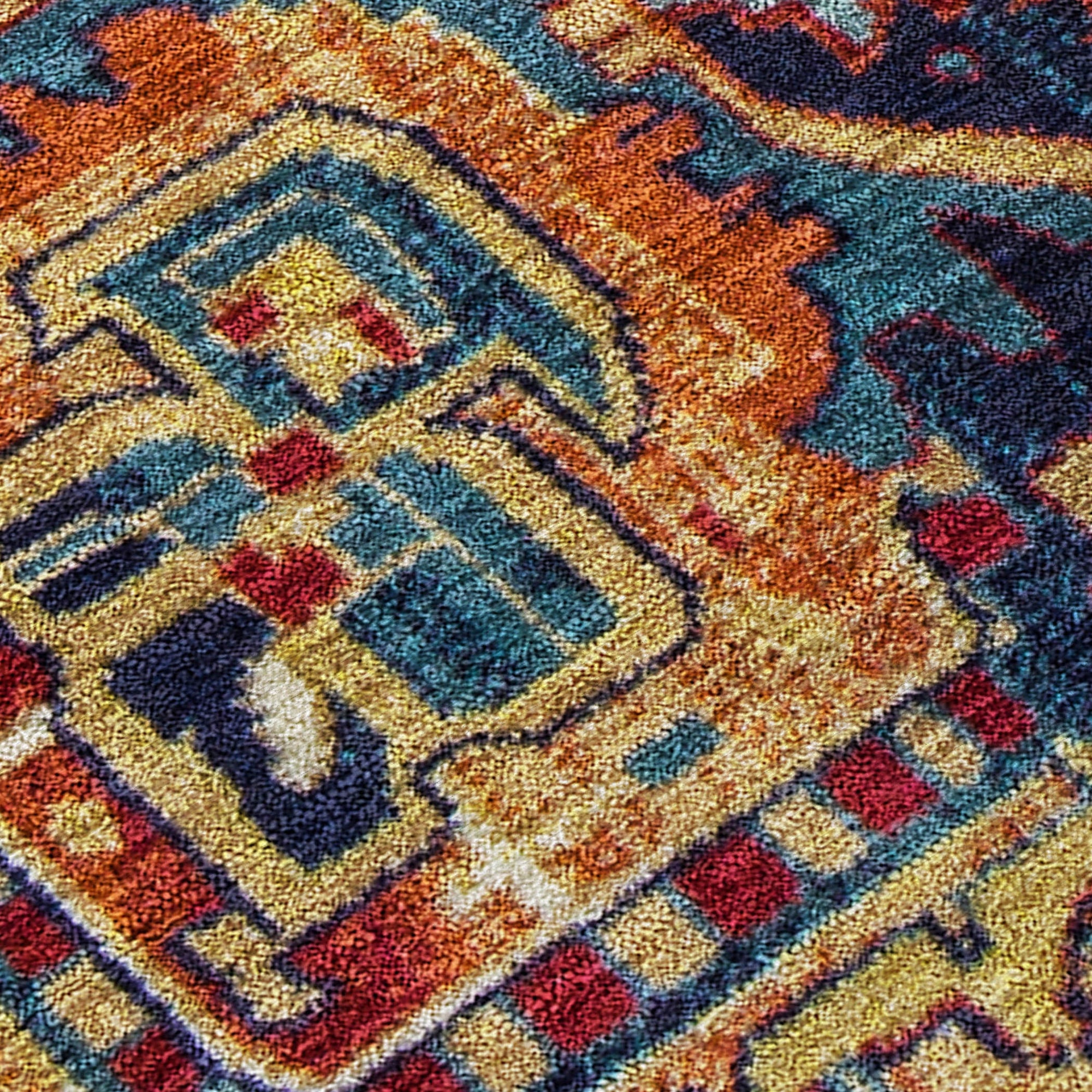 Addison Rugs Oriental Paprika Washable Indoor-Outdoor Rug