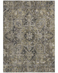 Addison Rugs Oriental Taupe Washable Indoor-Outdoor Rug