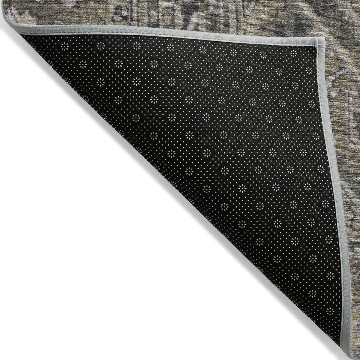 Addison Rugs Oriental Taupe Washable Indoor-Outdoor Rug