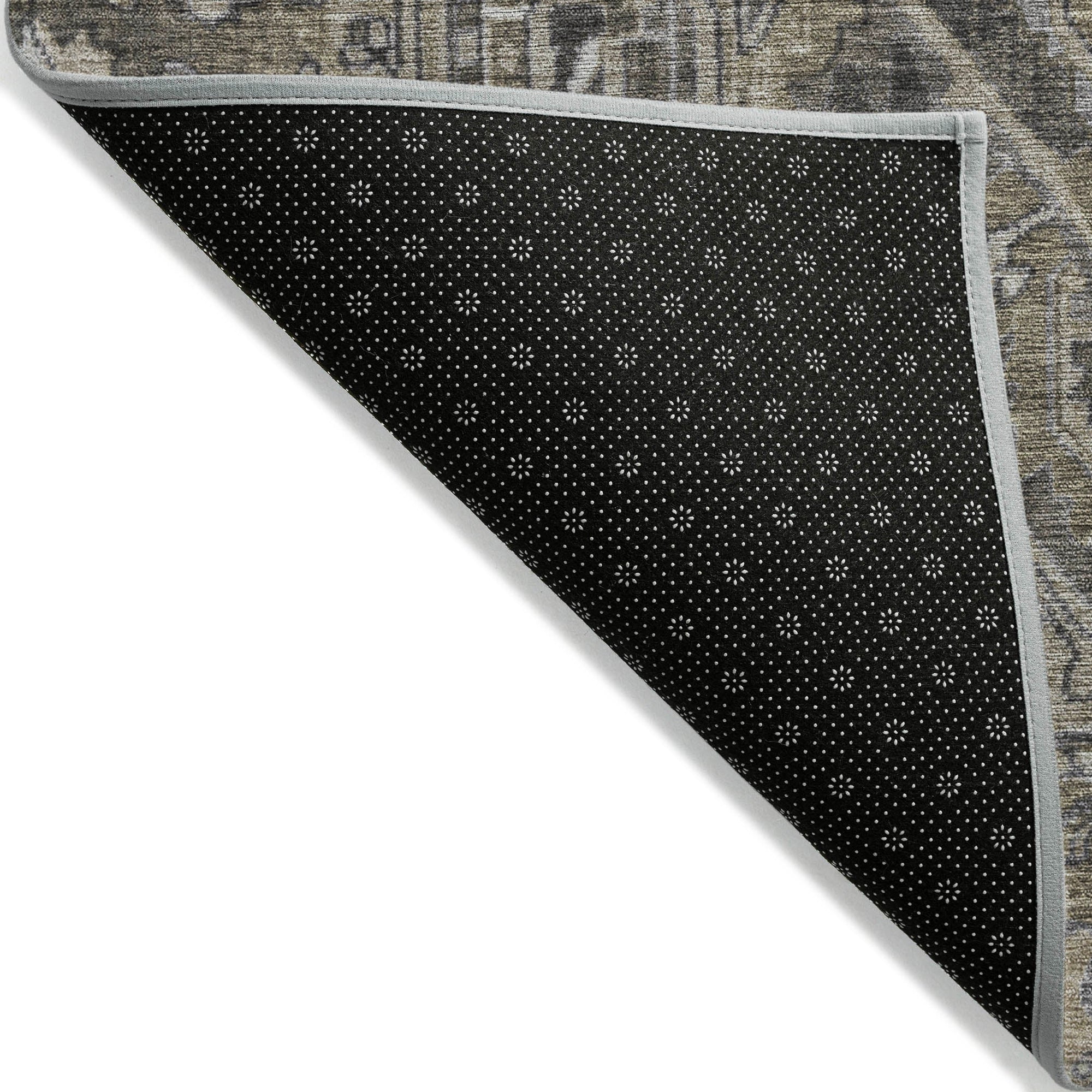 Addison Rugs Oriental Taupe Washable Indoor-Outdoor Rug