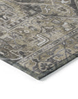 Addison Rugs Oriental Taupe Washable Indoor-Outdoor Rug