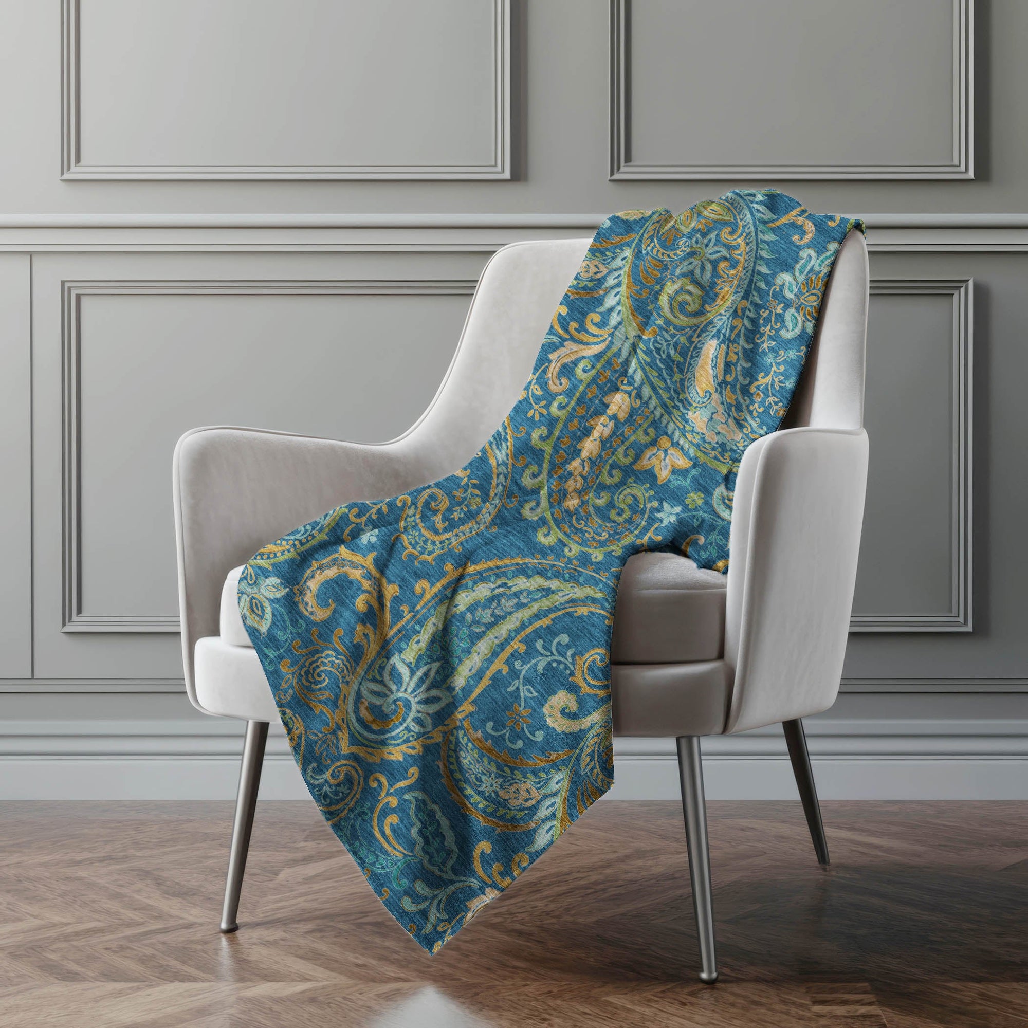 Addison Rugs Paisley 50" x 70" Throw Blanket