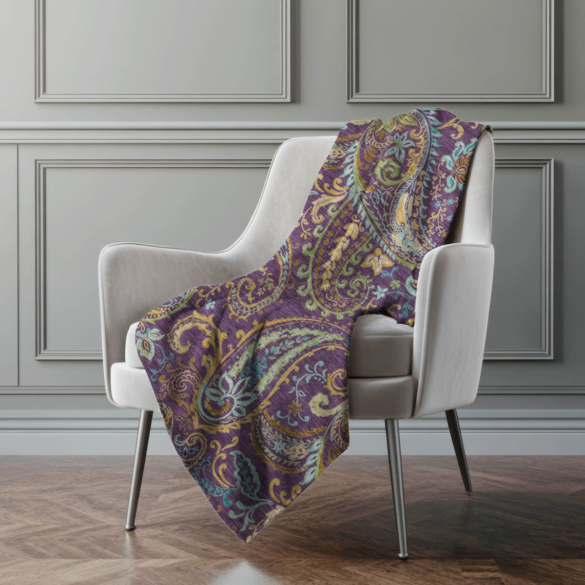 Addison Rugs Paisley 50" x 70" Throw Blanket