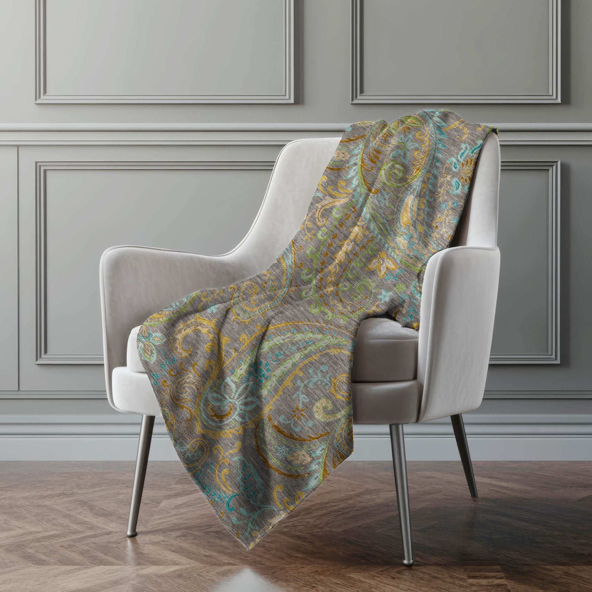Addison Rugs Paisley 50" x 70" Throw Blanket