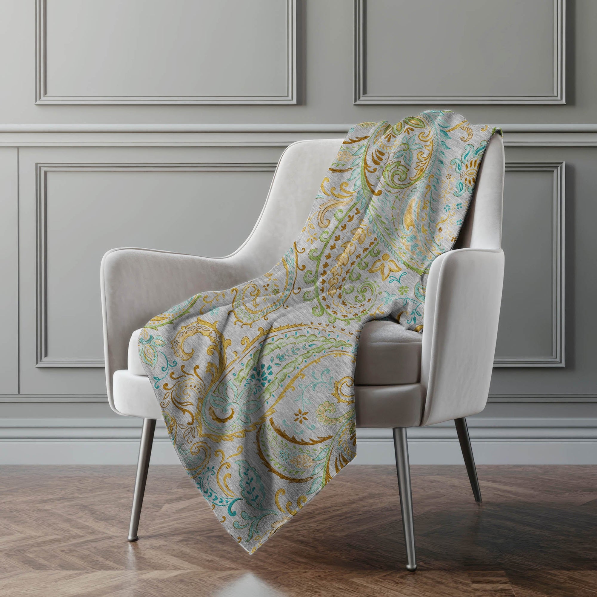 Addison Rugs Paisley 50" x 70" Throw Blanket