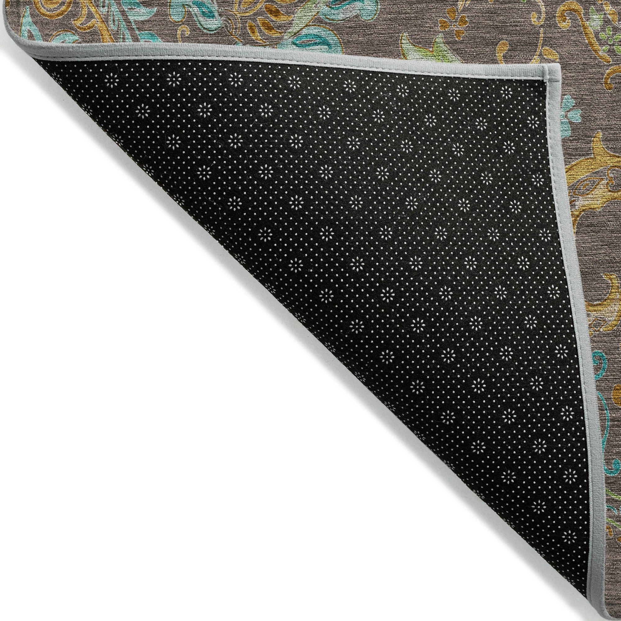 Addison Rugs Paisley Brown Washable Indoor-Outdoor Rug