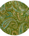 Addison Rugs Paisley Green Washable Indoor-Outdoor Rug