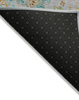 Addison Rugs Paisley Grey Washable Indoor-Outdoor Rug