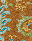 Addison Rugs Paisley Paprika Washable Indoor-Outdoor Rug