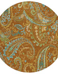 Addison Rugs Paisley Paprika Washable Indoor-Outdoor Rug