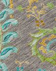 Addison Rugs Paisley Taupe Washable Indoor-Outdoor Rug