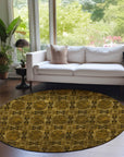 Addison Rugs Panel Chocolate Washable Indoor-Outdoor Rug