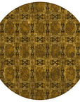 Addison Rugs Panel Chocolate Washable Indoor-Outdoor Rug