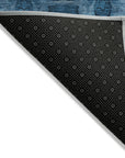 Addison Rugs Panel Navy Washable Indoor-Outdoor Rug