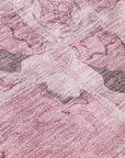 Addison Rugs Panel Pink Washable Indoor-Outdoor Rug