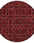 Addison Rugs Panel Red Washable Indoor-Outdoor Rug