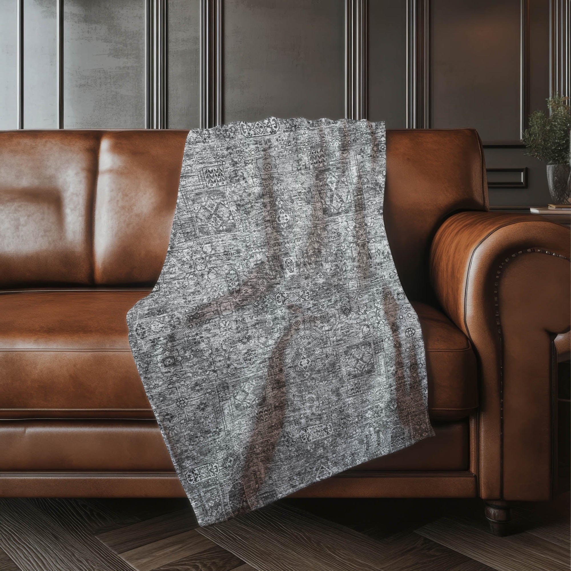 Addison Rugs Parallel Bands 50" x 70" Throw Blanket