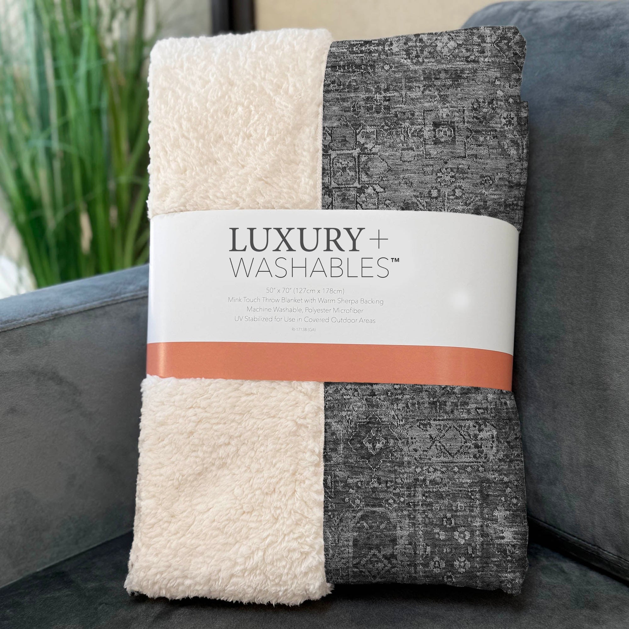 Addison Rugs Parallel Bands 50" x 70" Throw Blanket