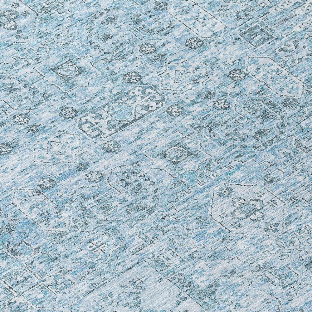 Addison Rugs Parallel Bands Blue Washable Indoor-Outdoor Rug