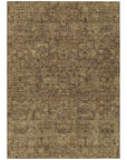 Addison Rugs Parallel Bands Brown Washable Indoor-Outdoor Rug