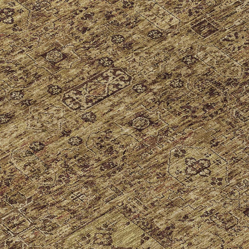 Addison Rugs Parallel Bands Brown Washable Indoor-Outdoor Rug